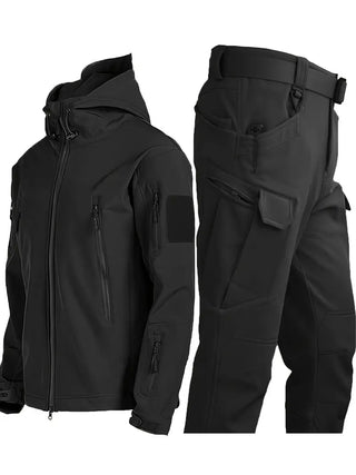 Abenteuer Multi-Pocket Softshell-Jacke & Cargo-Hose