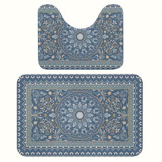 Persisch-inspiriertes Badezimmer-Teppichset – Eleganz & Komfort