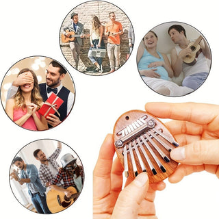 8-Ton Kalimba Finger  Klavier – Miniatur-Handklavier