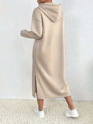 Hoodie Kleid aus Polyester – Elegant und Bequem