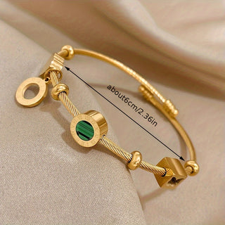 Elegantes Goldfarbenes Verstellbares Cuff-Armband – Zeitlos & Stilvoll