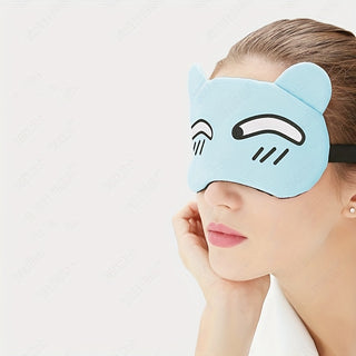 Cartoon Cute Augenmaske – Lustige, Weiche 3D Schlafmaske