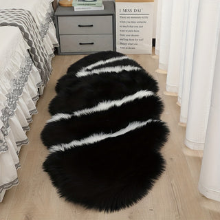 Flauschiger Polyester-Teppich