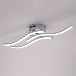 Moderne Led-Deckenleuchte mit Eleganter Kurvendesign