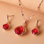 Leuchtendes Rot