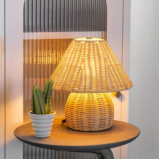 Artikel Deko Handgewebte Schreibtischlampe – Usb betrieben