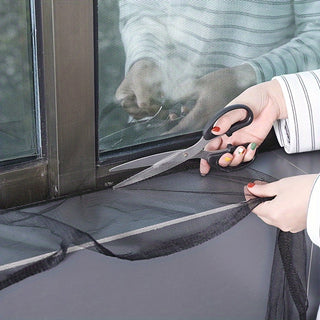 Selbstklebendes Fliegengitter – Fenster-Netz mit Magnetverschluss