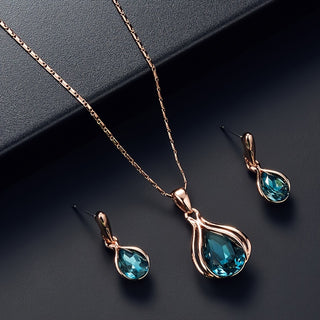 Schmuckset für Damen im einfachen Stil