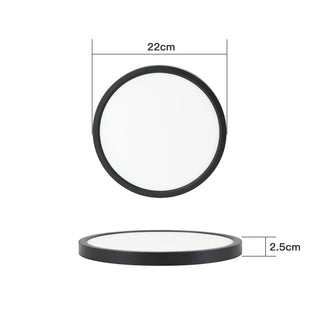 Deckenleuchte – Led, Flaches Design Ø22 cm