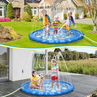 Besswin Blaues Rutschfestes Splash Pad – Sommer Spaß
