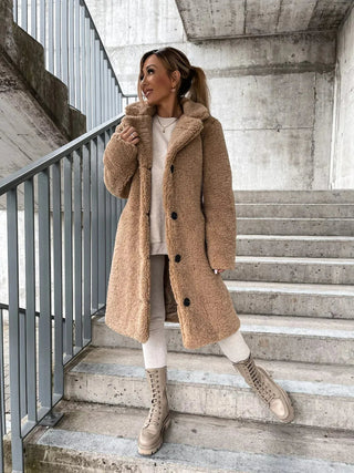 Ruth | Plüsch-Trenchcoat