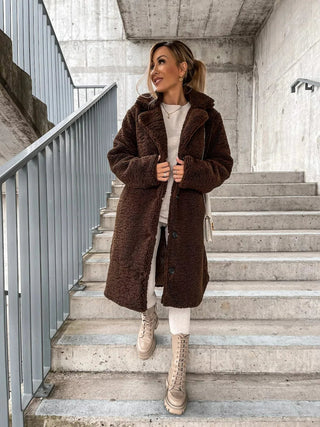 Ruth | Plüsch-Trenchcoat