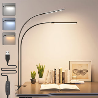 Moderne Led Schreibtischlampe – Flexible & Dimmable Klemmlampe