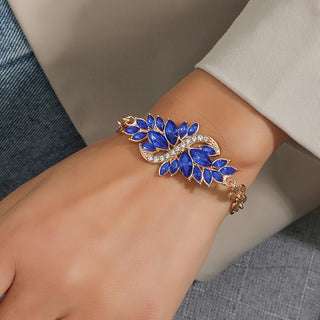 Luxus Rhinestone Marquise Edelstein S-förmiges Armband für Damen & Mädchen