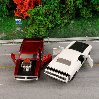 Rückziehbares Legierungs-Muscle-Car – Realistisches Design mit öffnenden Türen