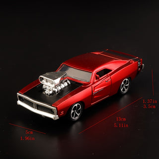 Rückziehbares Legierungs-Muscle-Car – Realistisches Design mit öffnenden Türen