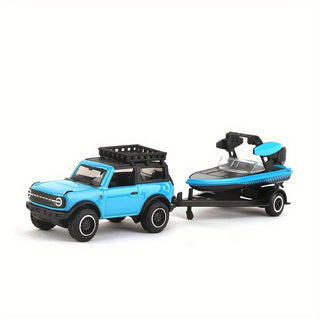 Legierung Ford Bronco Modell mit Anhänger & Stiefel