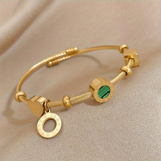 Elegantes Goldfarbenes Verstellbares Cuff-Armband – Zeitlos & Stilvoll