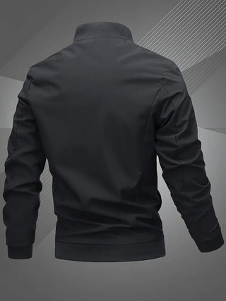 Artric - Lässige Bomberjacke mit gesticktem Buchstaben für Herren