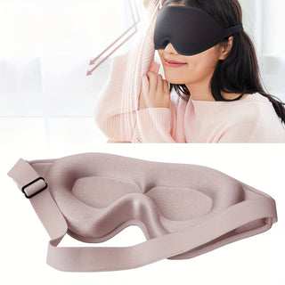 1 Stück 3D Konturierte Schlaf-Augenmaske