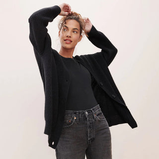 Überdimensionaler Cardigan