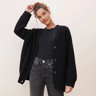 Überdimensionaler Cardigan