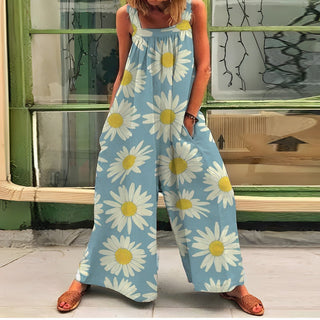 Geblümte Latzhose für Frauen - Koumi