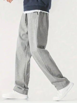 Casual Jogginghose für Männer – Lockerer Schnitt, Polyester, Kordelzug