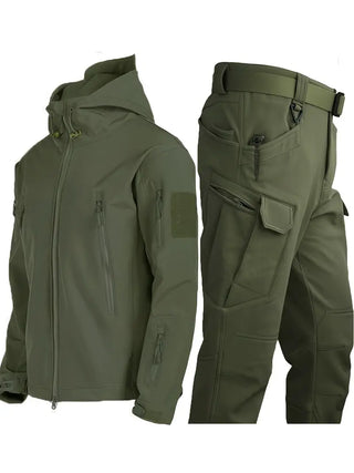 Abenteuer Multi-Pocket Softshell-Jacke & Cargo-Hose