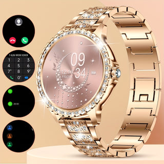 Smartwatch für Damen – 3,35 cm Hd-Display | Telefonfunktion | Fitness-Tracker
