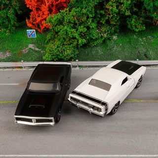 Rückziehbares Legierungs-Muscle-Car – Realistisches Design mit öffnenden Türen