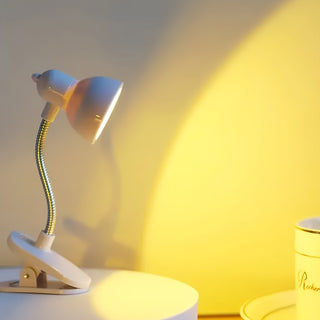 Mini LED Clip-Leseleuchte – Einstellbares Warmlicht