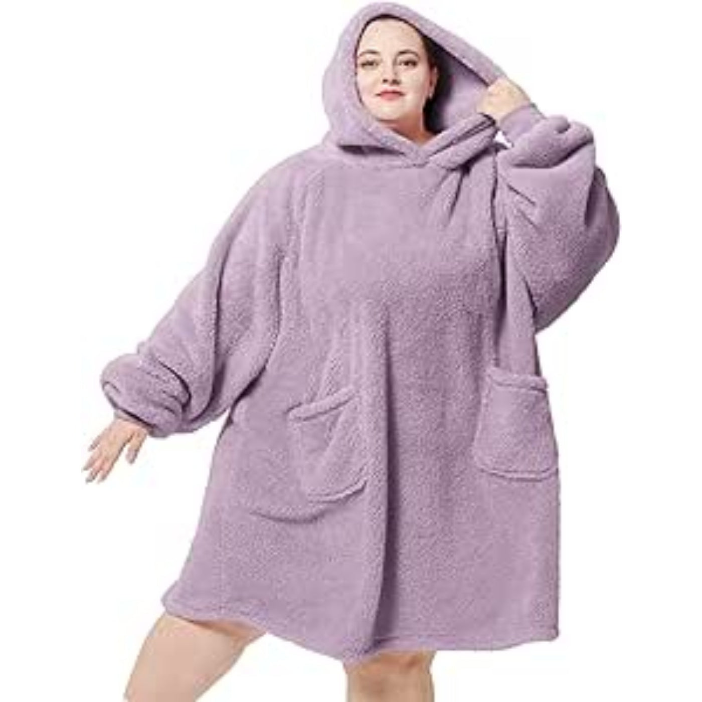 Übergroße Hoodie-Decke mit Ärmeln – Tragbare Decke für Erwachsene