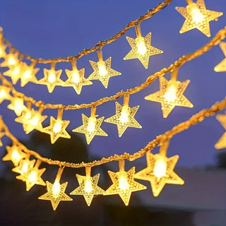 Glitzernder Stern USB-betriebene LED-Lichterkette, Verschiedene Optionen