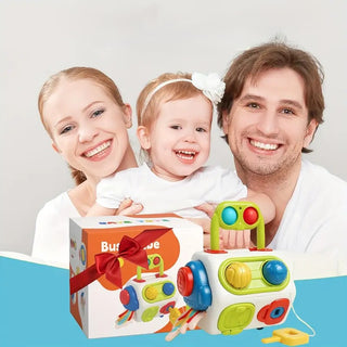 10-in-1 Sensorischer Busy Cube – Reisespielzeug für Kleinkinder