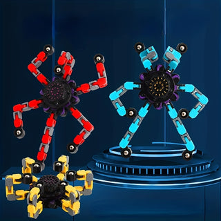 Fingerspitzen Gyro Spielzeug Puzzle Maschine – Kreative Deformations-Kettenroboter