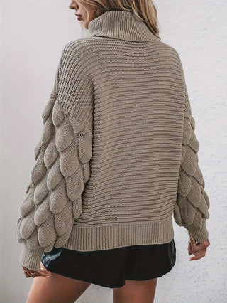 Damen Strickpullover – Schlichter Freizeitpulli