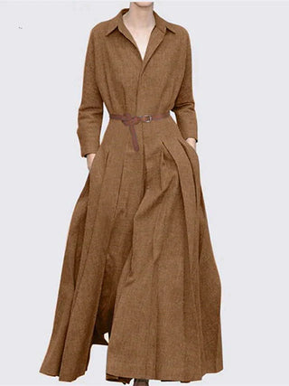 Maxi-Faltenkleid - Gloria