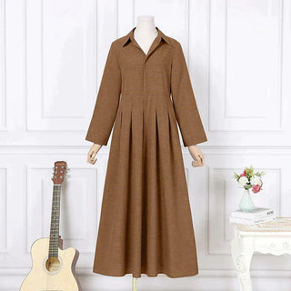 Maxi-Faltenkleid - Gloria