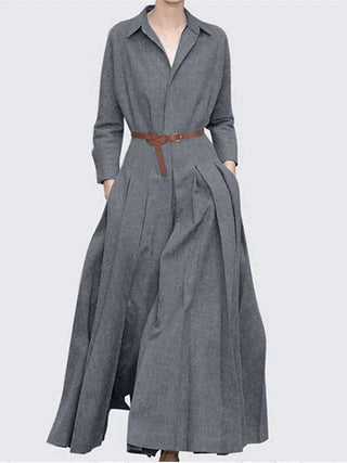 Maxi-Faltenkleid - Gloria