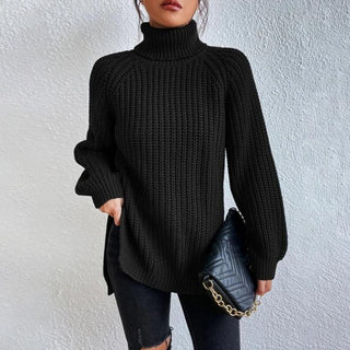 Lässiger Rollkragenpullover